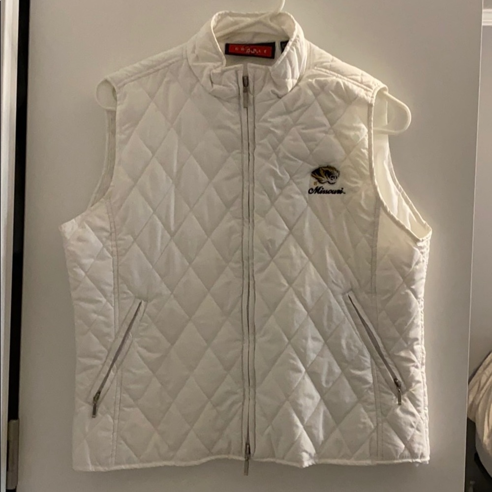 Women’s Mizzou White Vest - M